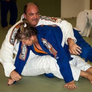 Tammy Practicing Jiu Jitsu